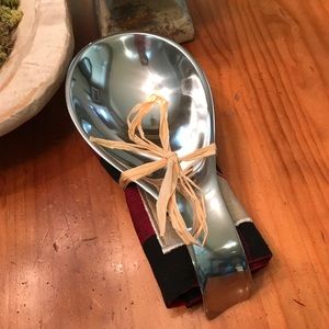 🎄🎄Jumbo Spoon Rest w/ Dish Towel🎄🎄